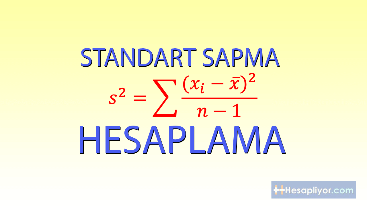 Standart Sapma Hesaplama